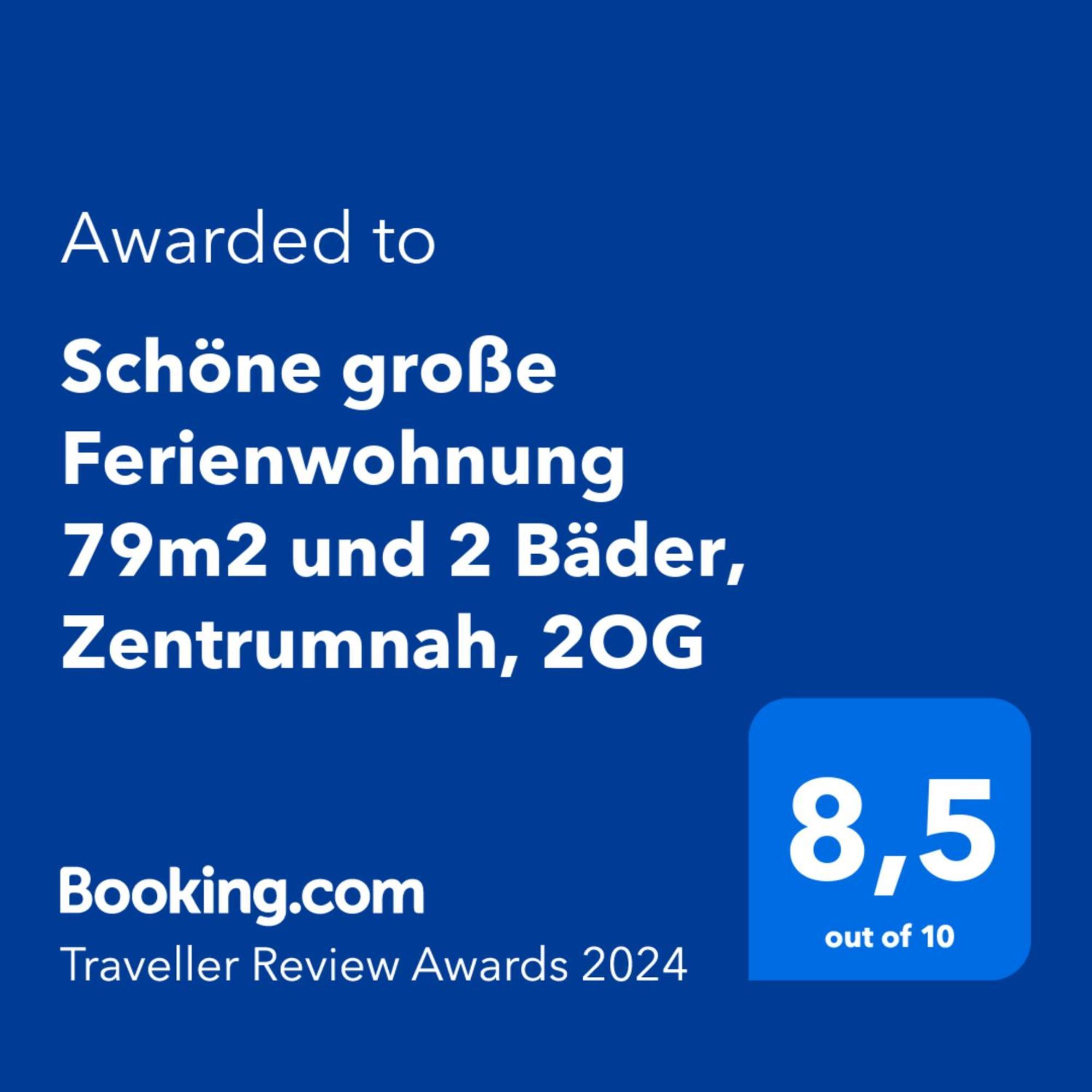 Schoene Grosse Ferienwohnung 79M2 Und 2 Baeder, Zentrumnah, 2Og Érfurt Exterior foto